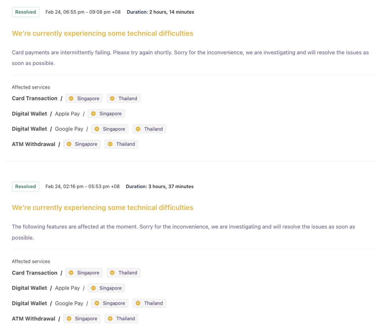 youtrip outage
